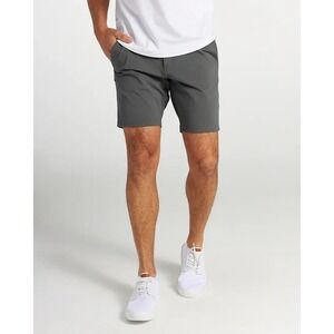 BYLT Everyday Shorts Men's 38 Gray 8" Wrinkle-Free Stretch Casual Golf Chino